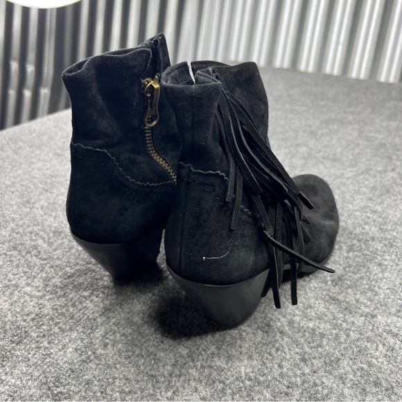 Sam Edelman Size 7 Embossed Reyes Heeled Zip Boot/Booties - Picture 5 of 10